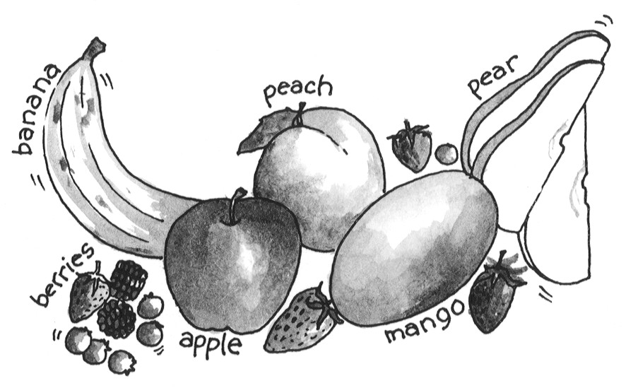 Figure 11-2: Use fresh and dried fruits in your desserts.